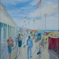 Deauville les planches 61x50cm