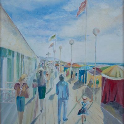 Deauville les planches 61x50cm